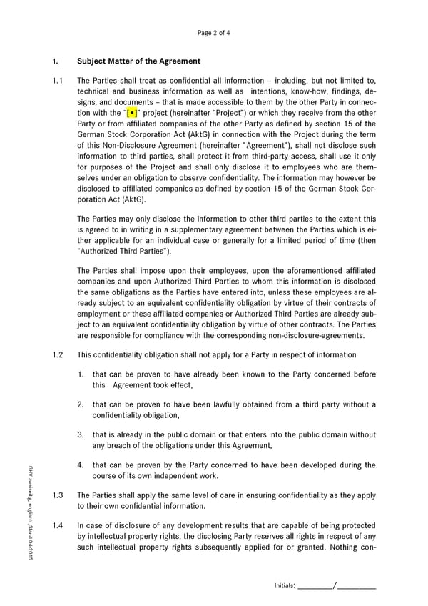 Non-Disclosure Agreement [COPY] - Page 2